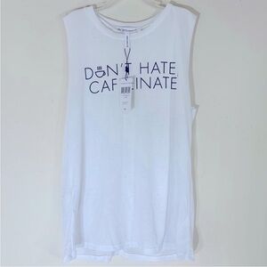 NWT. BCBGeneration XS “Don’t HATE CAFFEINATE” Graphic Tee.